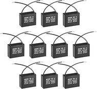 uxcell CBB61 Run Capacitor 450V AC 1.8uF 2 Wires Metallized Polypropylene Film Capacitors for Ceilin