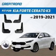 4pcs Set For Kia Forte Cerato K3 BD 2019 2020 2021 Fender Mud Flaps Splash Guard Flap Mudguards Acce