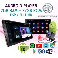 For Proton~ 2GB+32GB DSP/IPS Full HD Android Player with Casing [FREE 1080P Reverse Camera] Saga VVT