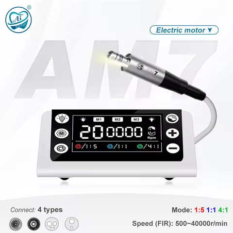 AI-AM7 dental equipment new upgrade LED electric brushless motor 2 or 4 holes with smile series 1:1 