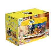 (Roy) Area X Spongebob Squarepants Bikini Bottom Ocean Scene Series Building Blocks Blind Box Desk D