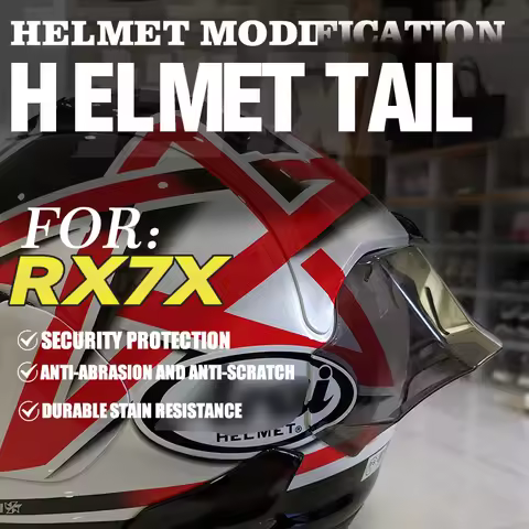 For ARAI For RX7X RX-7X RX7V EVO Chaser-X CORSAIR-X Motorcycle Rear Trim Helmet Spoiler Helmet RX7X 
