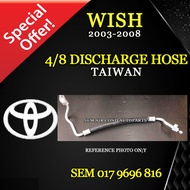 TOYOTA WISH OLD MODEL 2003-2008 YEAR TAIWAN NEW 4/8 DISCHARGE HOSE/ HOS (CAR AIRCOND SYSTEM) (COMPRE