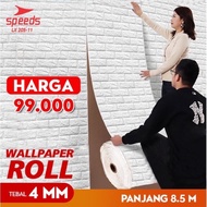 Wallpaper Dinding Roll Wallpaper 3D Wallpaper Dinding batu bata 205-1