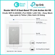TP-Link Archer Air R5 WIFI 6 Router | AX3000 Dual Band | WAN / LAN 1Gb | EasyMesh | App Tether |