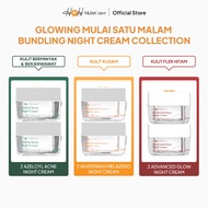 HNH Skincare Bundling Variation 2 Advanced Glow Night Cream, 2 Melazero Cream, 2 Azeloyl Night Cream