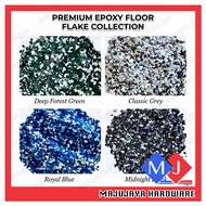 1KG Epoxy Color Flake Coating Toilet Tile Floor Slab Anti Slip Mica Colour Flake Mixed 1-4mm DIY Col