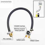 ont  Outdoor Gas Tank Inflation Valve Cylinder Gas Inflate Kit Camping Butane Gas Refillable Adapter
