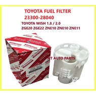 * TOYOTA FUEL FILTER 23300-28040 FOR TOYOTA WISH 1.8 / 2.0 ZGE20 ZGE22 ZNE10 ZNE10 ZNE11