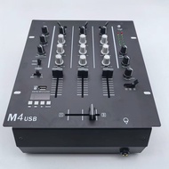 M4USB 4Channel DJ Professional Four-Channel Mixer KTV Stage DJ Mixer DJ Audio mixer Tuning