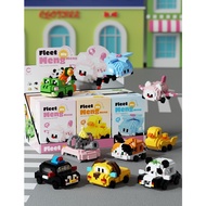 Cartoon Doll Racing Team Building Blocks Toy Gift