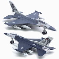 New Product F16 Fighter Aircraft Model Made Of Steel With Sound Lights Can Run (Pull Back) Has A Dis