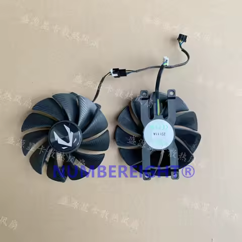 GPU Fan Cooler For ZOTAC RTX 4060 4060TI 4070 Twin Edge OC Graphics Card Cooling Case Cover Shell Ho
