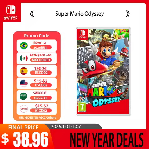 Nintendo Switch Game Super Mario Odyssey TV Tabletop Handheld Play Modes Genre Platformer Action for