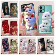 For Motorola Moto G14 Case Moto G24 G34 Cute Cat Luxury Painted Cover Soft TPU Phone Case For Moto G