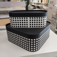 IKEA IKEA Luffy Covered Storage Box Storage Box Household Sundries Storage Magazine Box Storage Box 