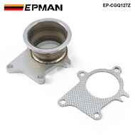 EPMAN Stainless Steel T04E T3/T4 5 Bolt Exhaust Dump Flange To 3" 76mm Vband Adapter EP-CGQ127Z