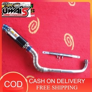 Exhaust RED LEO/Exzos RL pipe 32MM PNP Ex Wave/Wave/Kriss/Lagenda/Dash/Srl/Sym/Smash