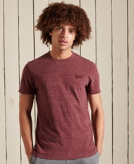 Superdry Organic Cotton Vintage Logo Embroidered T-Shirt - Brown