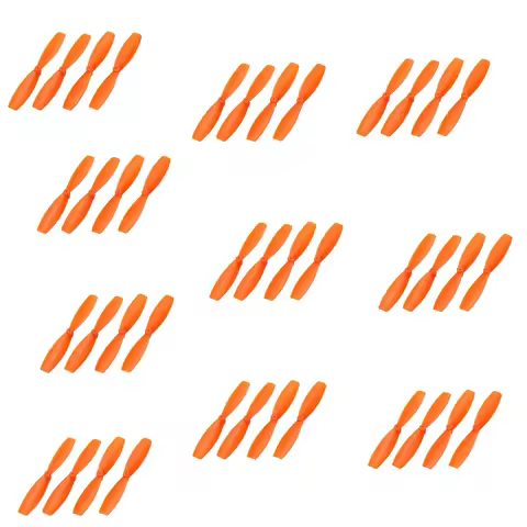 40pcs Mini 60mm CW/CCW Propeller for 0720 0820 8520 Coreless Motor for Hubsan H107 Series Q100 EX100