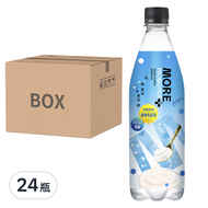味丹 MORE+維他命氣泡水 乳酸風味  560ml  24瓶