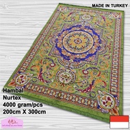 Nurtex - Karpet permadani alas lantai bulu beludru hambal jumbo tikar turki  turkey nyaman 200 cm x 
