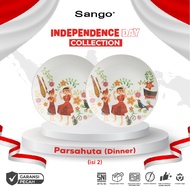 SANGO Set Piring Makan Parsahuta (Isi 2)