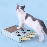打地鼠貓玩具瓦楞紙貓抓板貓窩自嗨互動解悶
