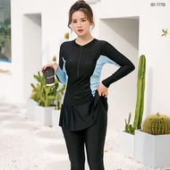 81-178 Uv Protection Swimsuit 3-Piece Set Lady and the trim Brand Bust 36-52 Inches