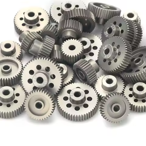 64P 21-54T Metal Pinion Gear Motor Gear for Speed Tuning & Transmission Upgrade For 1/8 1/10 RC Mode
