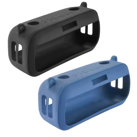Silicone Cover Case Shockproof Travel Carrying Case with Shoulder Strap Speaker Pouch Bag for Bose S