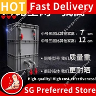 Self made drip box turnover box filter box DIY fish toilet is set on the water circulation system of