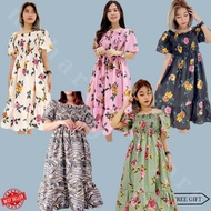 KOREAN STYLE EID DRESS, KOREAN WOMEN'S DRESS, FLOWER MOTIF DREES