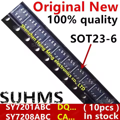 (10piece)100% New SY7208ABC SY7208 CA... SY7201ABC SY7201 DQ... sot23-6