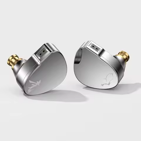 WGZBLON BOOK HiFi Earphones 10mm + 6mm Composite Diaphragm Dual Dynamic Driver In-Ear Earbuds 3.5mm/