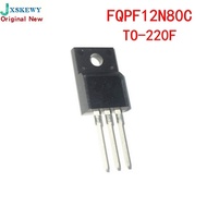 10PCS FQPF12N80 TO-220F FQPF12N80C 12N80 TO-220 New IC In Stock