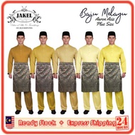 [NEW 2022] Jakel Baju Melayu Aaron Aziz Paloma Plus Size Full Package FREE Samping & Butang Baju Par