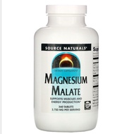 Source Naturals Magnesium Malate, 3,750 mg, 180 tabs 360tabs