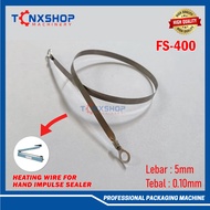 FS-400 5mm Element Heating Wire Hand Impulse Sealer Heating Wire Plate