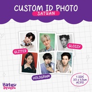 [Min. Order 5pcs] Print ID Photo Pass Custom Photo Glossy Lamination Doff Glitter Hologram