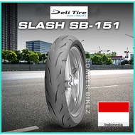 2025 DELI TIRE SB-151 TL 70 80 90 100 110 120 130 140 150 - 17 inch TAYAR TYRE SLASH 151 SPORT SWALL