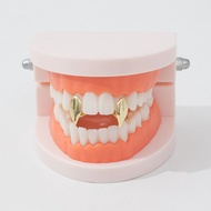 Halloween Accessories Electroplating Tiger Teeth Hip-hop Braces Vampire Fangs
