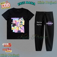 Huntrix Kpop Demon Hunters Kids Suit - Cute Huntrix Kids Jogger Suit T-Shirt