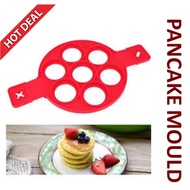 Non stick 7 Ring Holes Silicone Pancake Maker Creative Kitchen Fried Eggs Omelette Hash Browns Molds