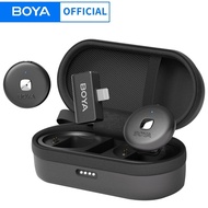 【IN STOCK】BOYA Omic D/U Wireless Lavalier Lapel Microphone for Smartphone Youtube Live Game Recording Interview