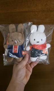 Miffy x 世界盃 FIFA 法國 10號 基利安 麥巴比 安巴比 姆巴佩 Mbape 葡萄牙 7號 C朗 C Ronaldo 公仔吊飾