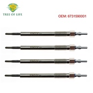 5V Glow Plug 6731590001 For Ssangyong Tivoli D16F 2015 2016 2017 2018 2019+ XLV SUV 2016+ 1.6 Korand