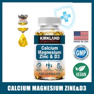 KIRKLAND Kalsium Magnesium Zinc + Vitamin D3 mengandung 1000 mg kalsium 400 mg magnesium dan 25 mg z