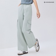 Giordano Womens Cargo pockets pants 05415005001 กางเกงคาร์โก้ผู้หญิง กางเกงจิออดาโน