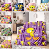 Cartoon Tweety Bird blanket, flannel blanket, comfortable bed blanket, lightweight and soft cover bl